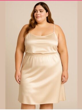 3-Pack of Half Slips. Each Pack Has Black,White and Beige. Size XL. Waist 15-24”